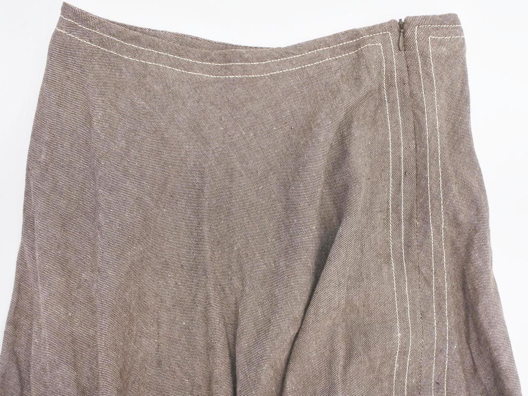Max Mara マックスマーラ リネン100% アシンメトリー ロング