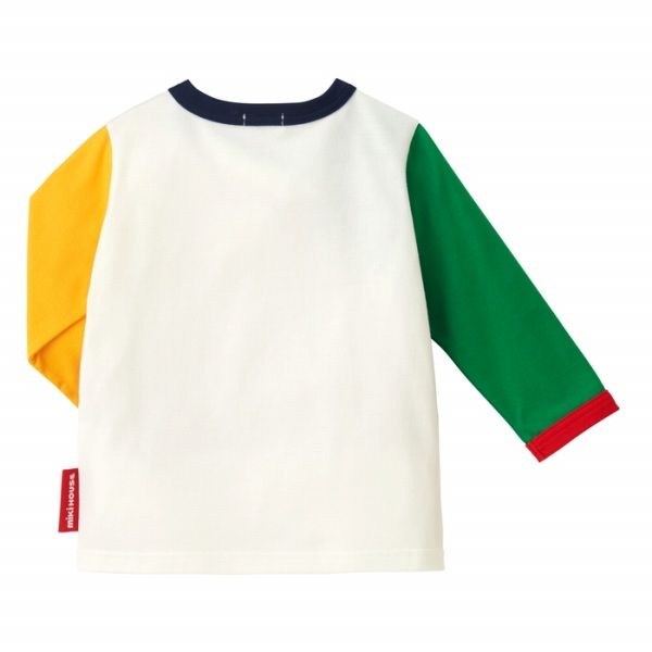 ミキハウス　新品未使用　長袖 ○30％OFFセール○ミキハウス mikihouse ミキハウス ロゴ 長袖T