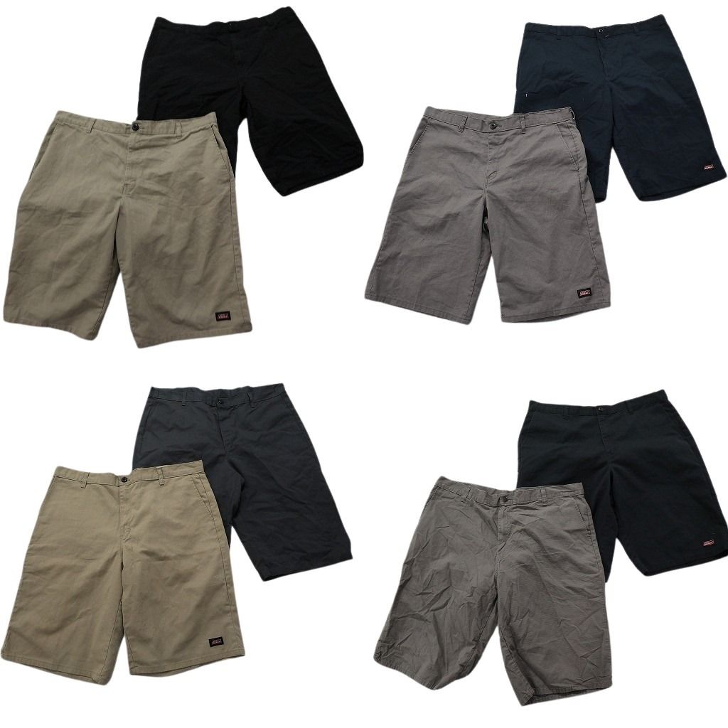 古着卸 ディッキーズ ワークDickies ショートパンツ 8枚セット メンズ 40 ブラック ベージュ グレー 古着 NA4868