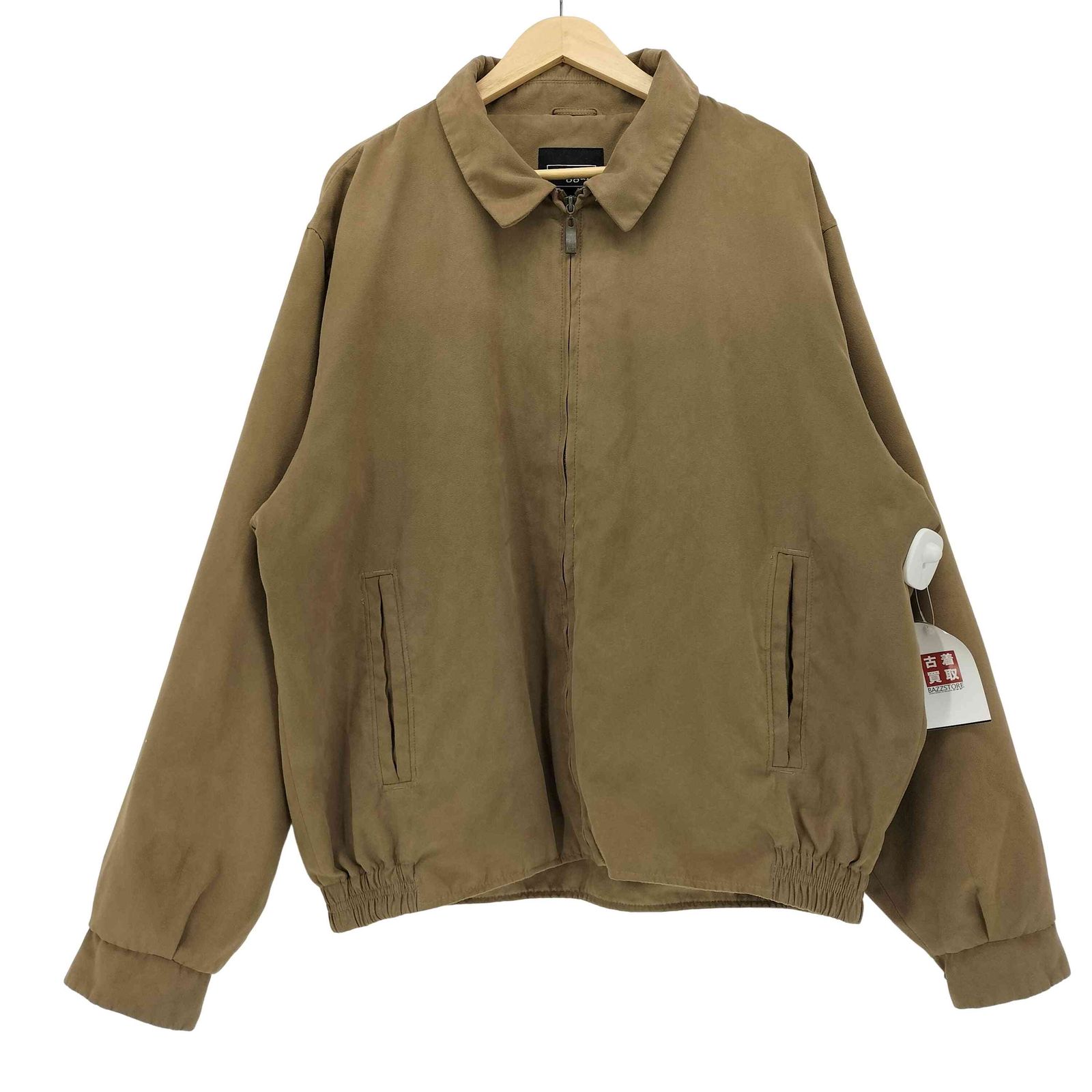 ハガークロージング HAGGAR 90-00S  モールスキン ジップアップ ジャケット メンズ import：XL 