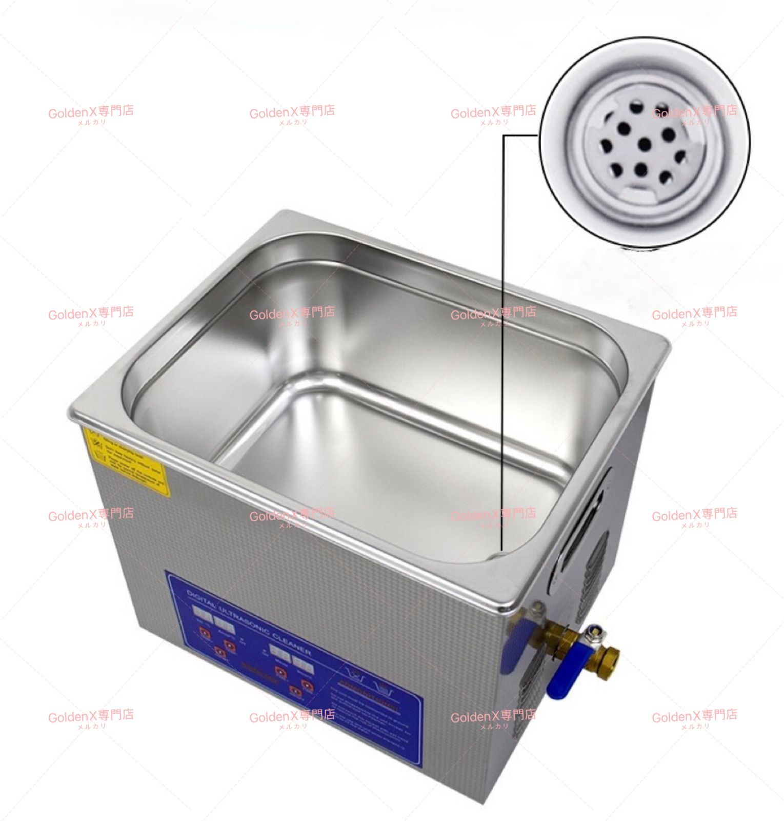 超音波洗浄器 デジタル ヒーター/タイマー付き 業務用クリーナー洗浄機