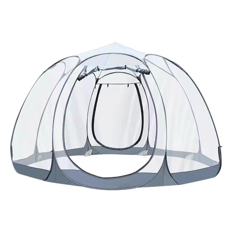 実用テント雨対策アウトドアテント高品質/防湿アウトドア露天透明星空 