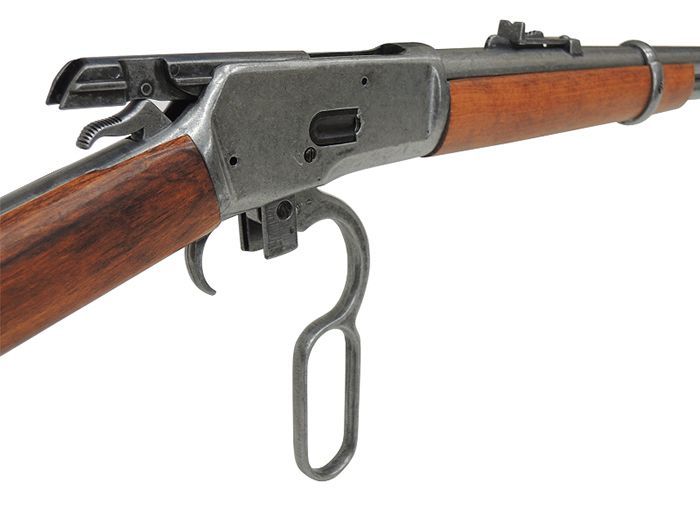【遺品整理】ウィンチェスター ライフル モデルガン レプリカ銃 楽天市場】DENIX M73カービン 彫刻 ウィンチェスター 装飾銃