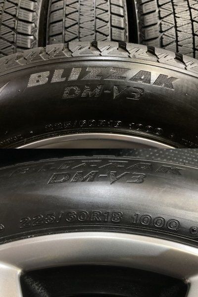 Lexus 225/60 R18 純正ホイールと空気圧センサー付きスタッドレス