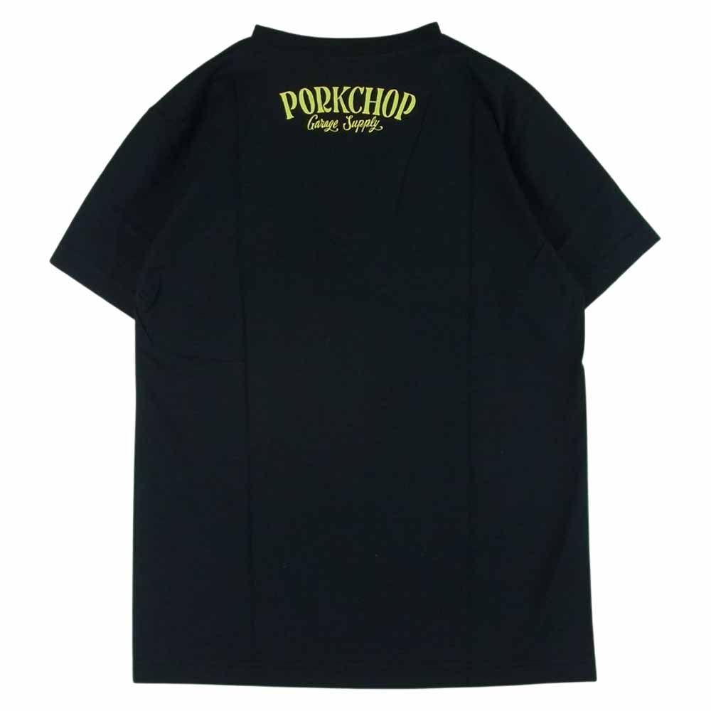 ポークチョップ ガレージ サプライ PORKCHOP GARAGE SUPPLY PORK FRONT TEE ポーク フロント 半袖 Tシャツ  ブラック系 S【中古】 - メルカリ