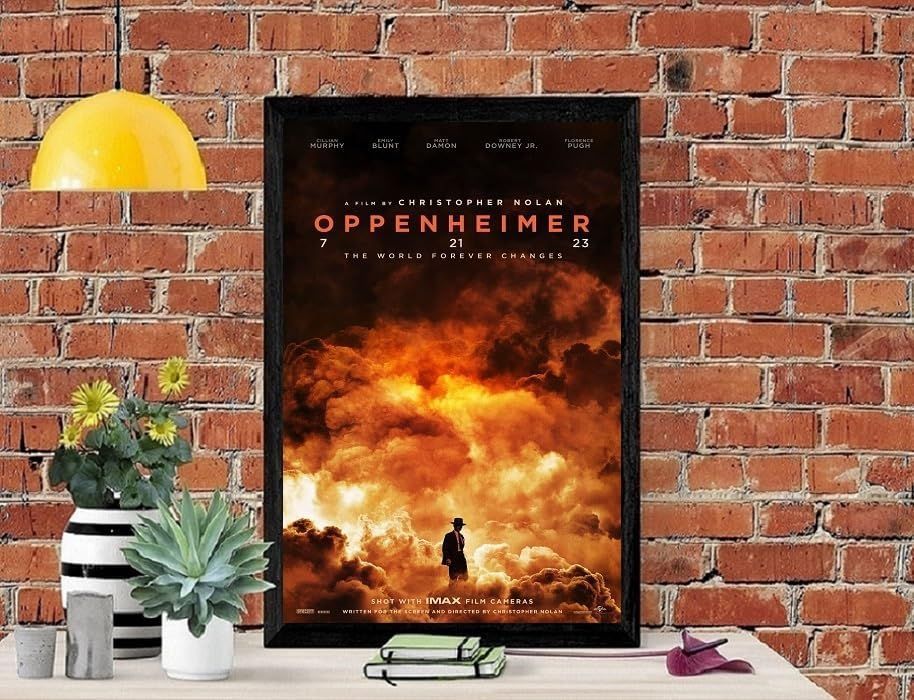 フレーム付-黒-】 映画ポスター オッペンハイマー Oppenheimer クリストファーノーラン A3サイズ US版 mi2 - メルカリ