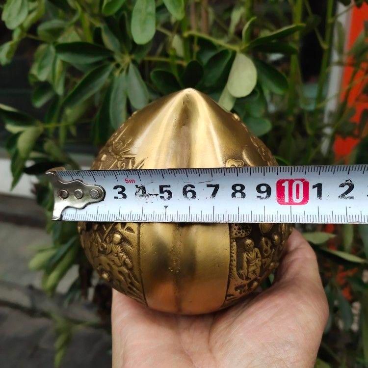 銅細工 百子桃 茶寵 装飾品 工芸品 美術品 置物 - メルカリ 銅細工 百子桃 茶寵 装飾品 工芸品 美術品 置物 - メルカリ