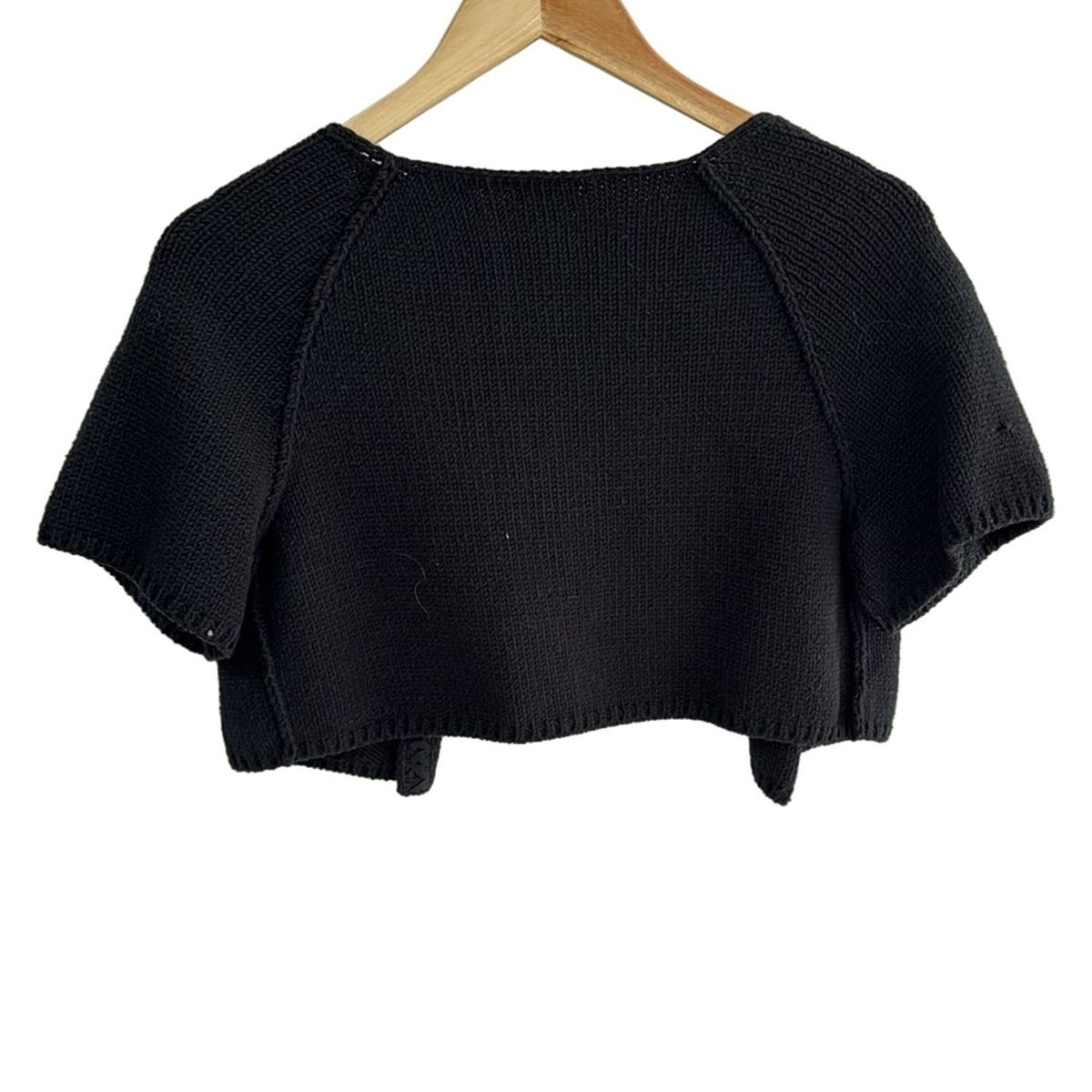 FOXEY フォクシー ボレロ サイズ40 M レディース - 22409 黒 半袖