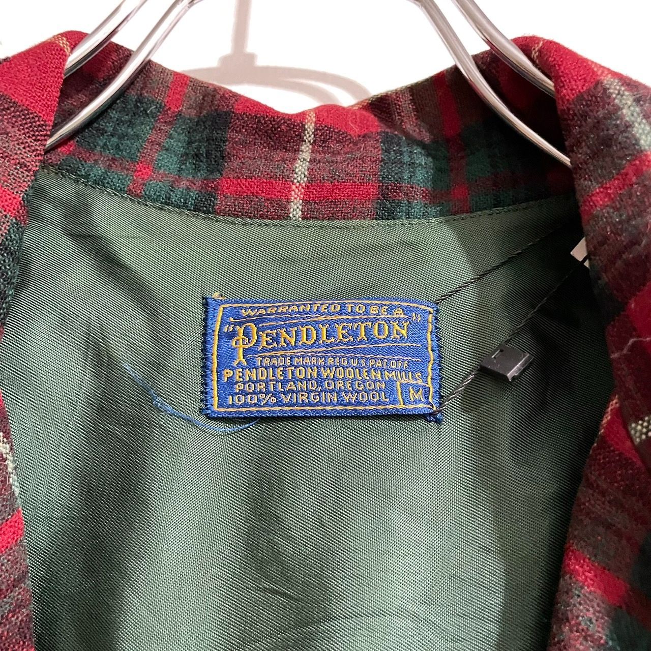 70s PENDLETON WOOL TAILORED JACKET RED UT-AI0930-036 - メルカリ