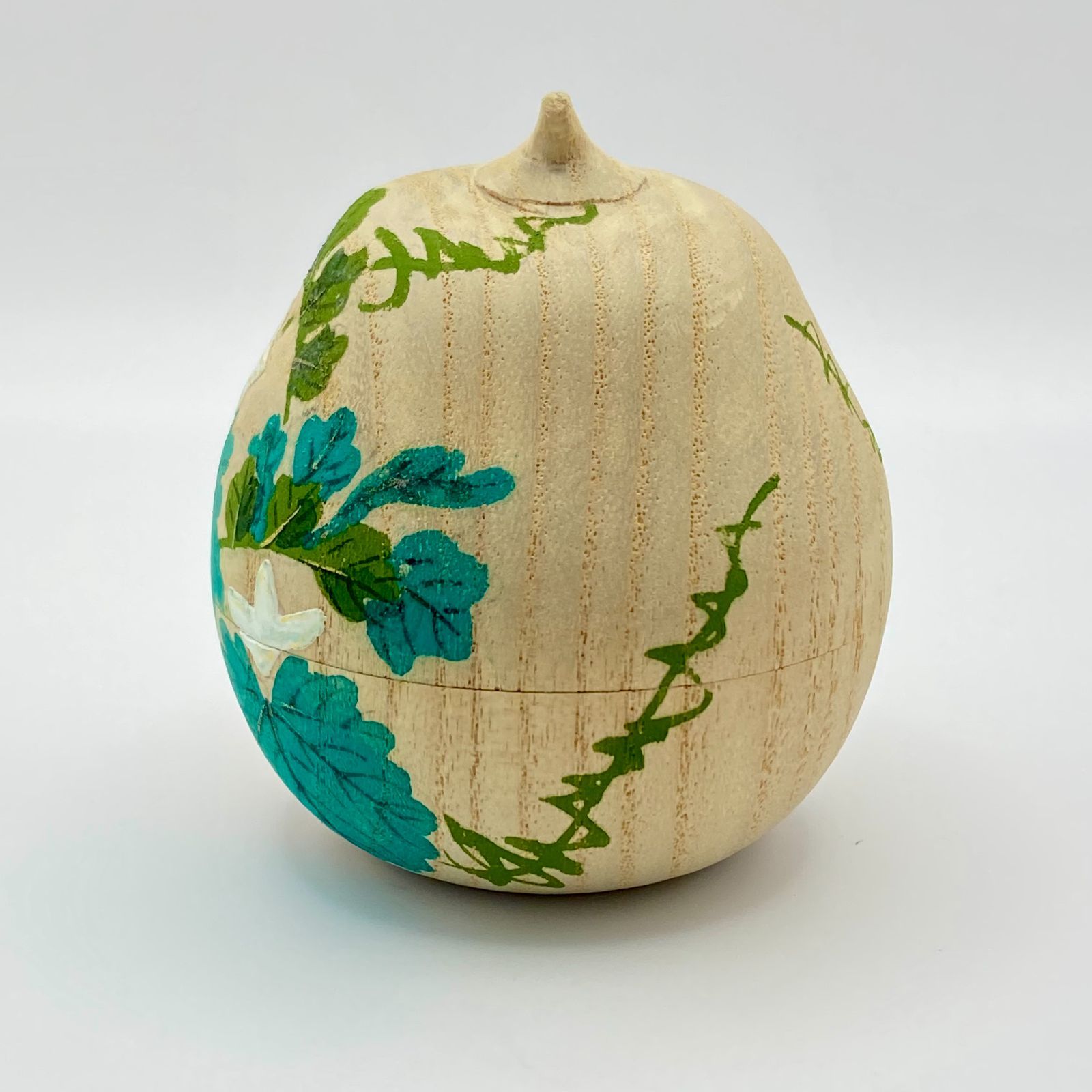 夕顔香合 了々斎好写 道場宗廣 共箱入 茶道具 茶器 香盒 伝統