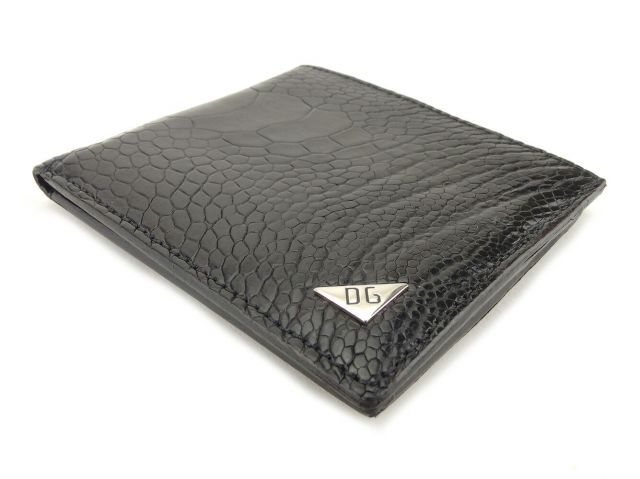 極美品 DOLCE＆GABBANA ドルチェ＆ガッバーナ 二つ折り財布 DOLCE&GABBANA 財布 2つ折り