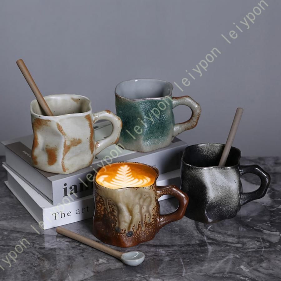 AFRO ネルデザインワークスOlde Milk-glass マグカップ ☆ AFRO MILK