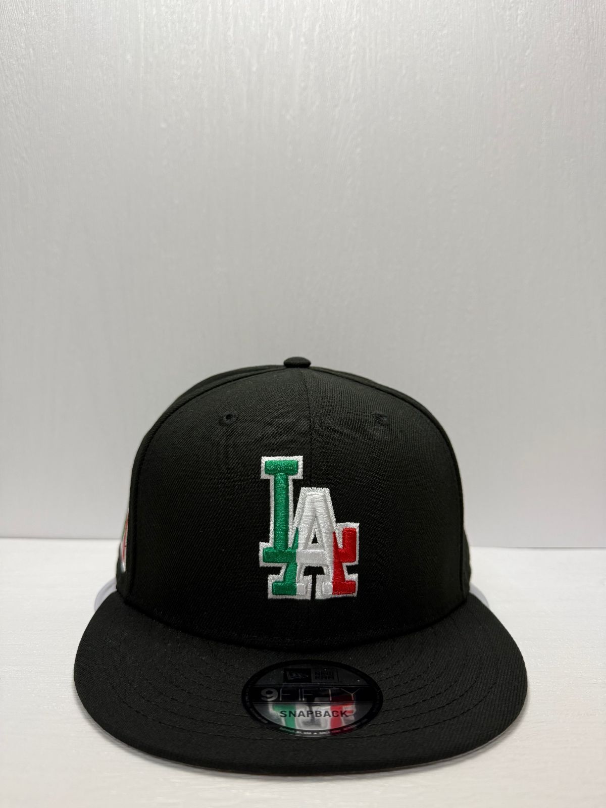 Newera ロサンゼルスドジャース メキシコ国旗 9 fifty スナップバックキャップ ブラック