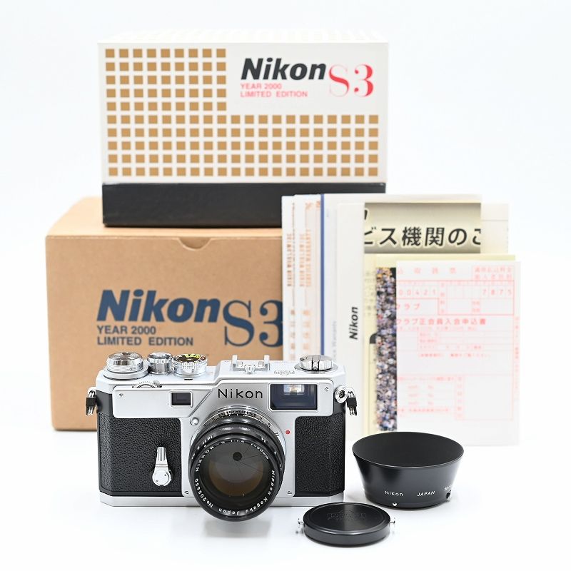 フィルムカメラ NIkon S3 YEAR 2000 LIMITED EDITION 中古極上品] Nikon S3 YEAR 2000 LIMITED EDITION BLACK