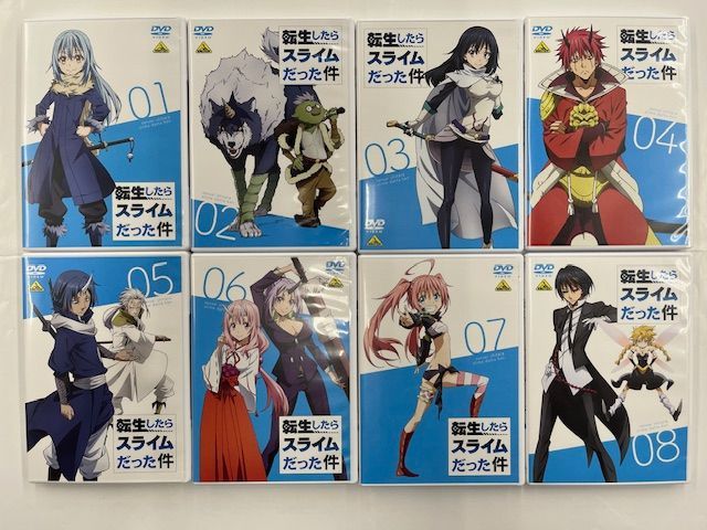 転生したらスライムだった件　DVDセット　1期全8巻全巻セット ◎DVD 転生したらスライムだった件 第1期 全8巻セット - メルカリ