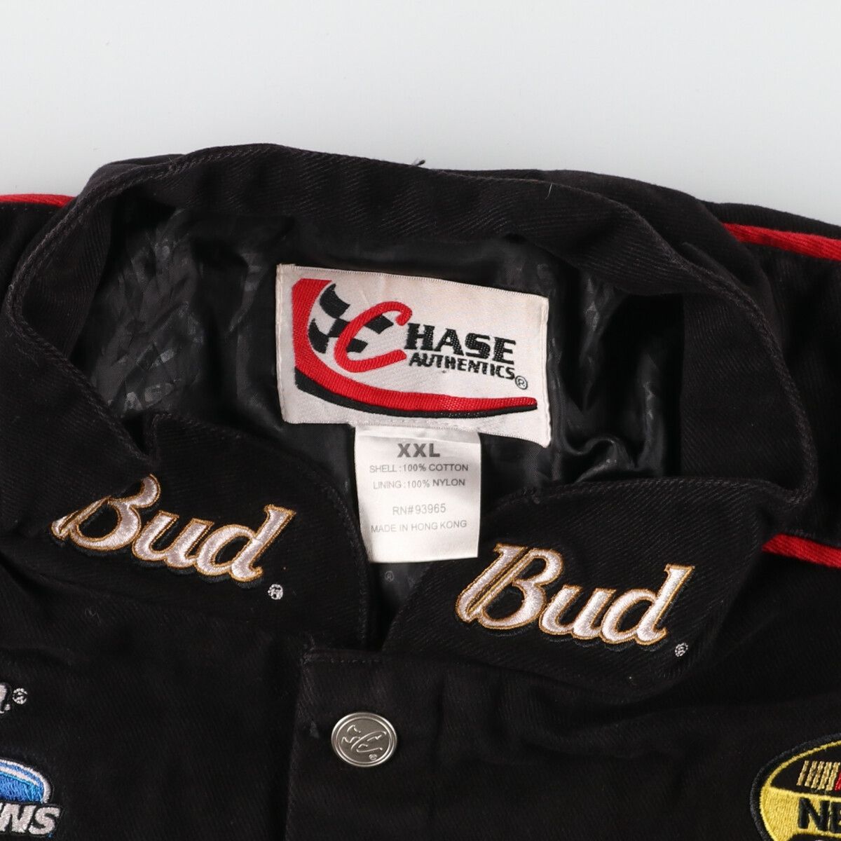 古着 CHASE AUTHENTICS NASCAR ナスカー BUDWEISER バドワイザー 