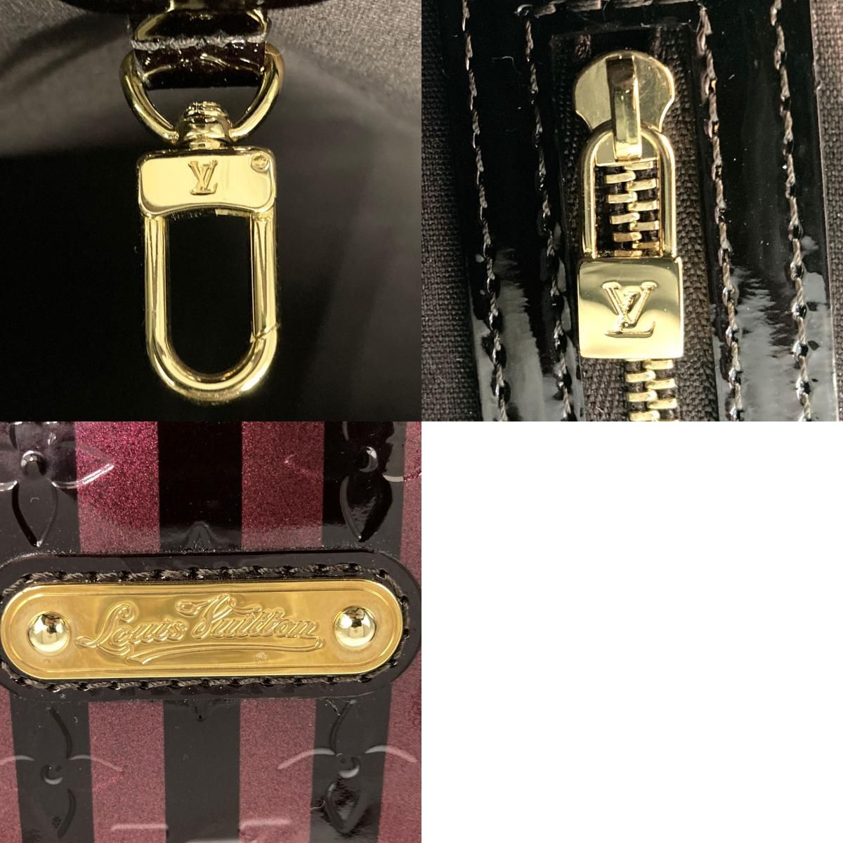 美品 LOUIS VUITTON ルイ・ヴィトン ウィルシャーPM ヴェルニ トート