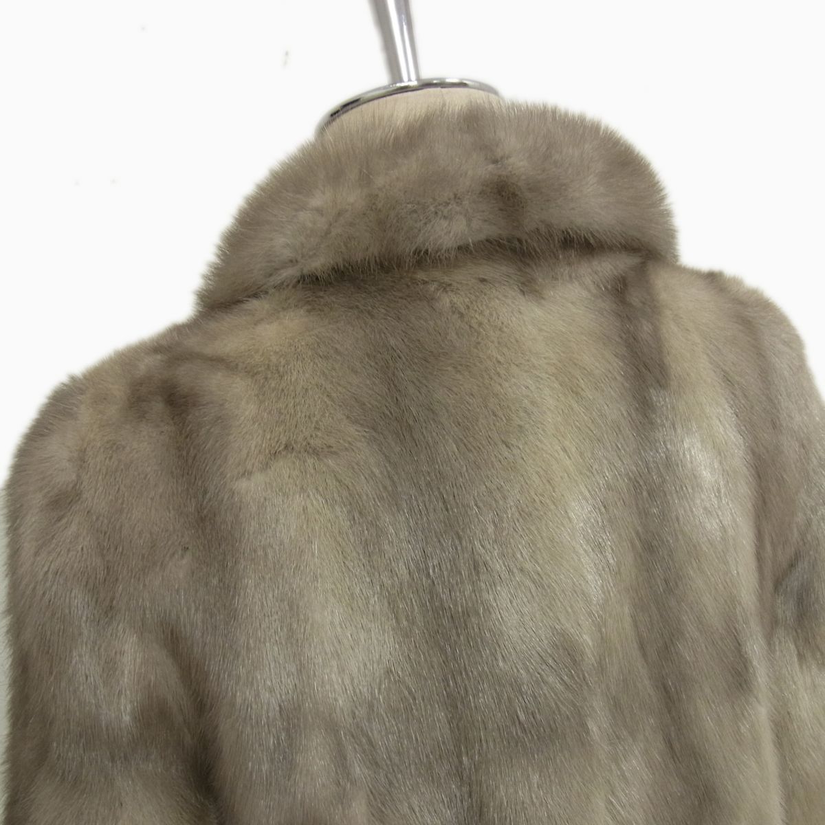 ◇MINK Fur サファイアミンク 毛皮コート レディース グレー系