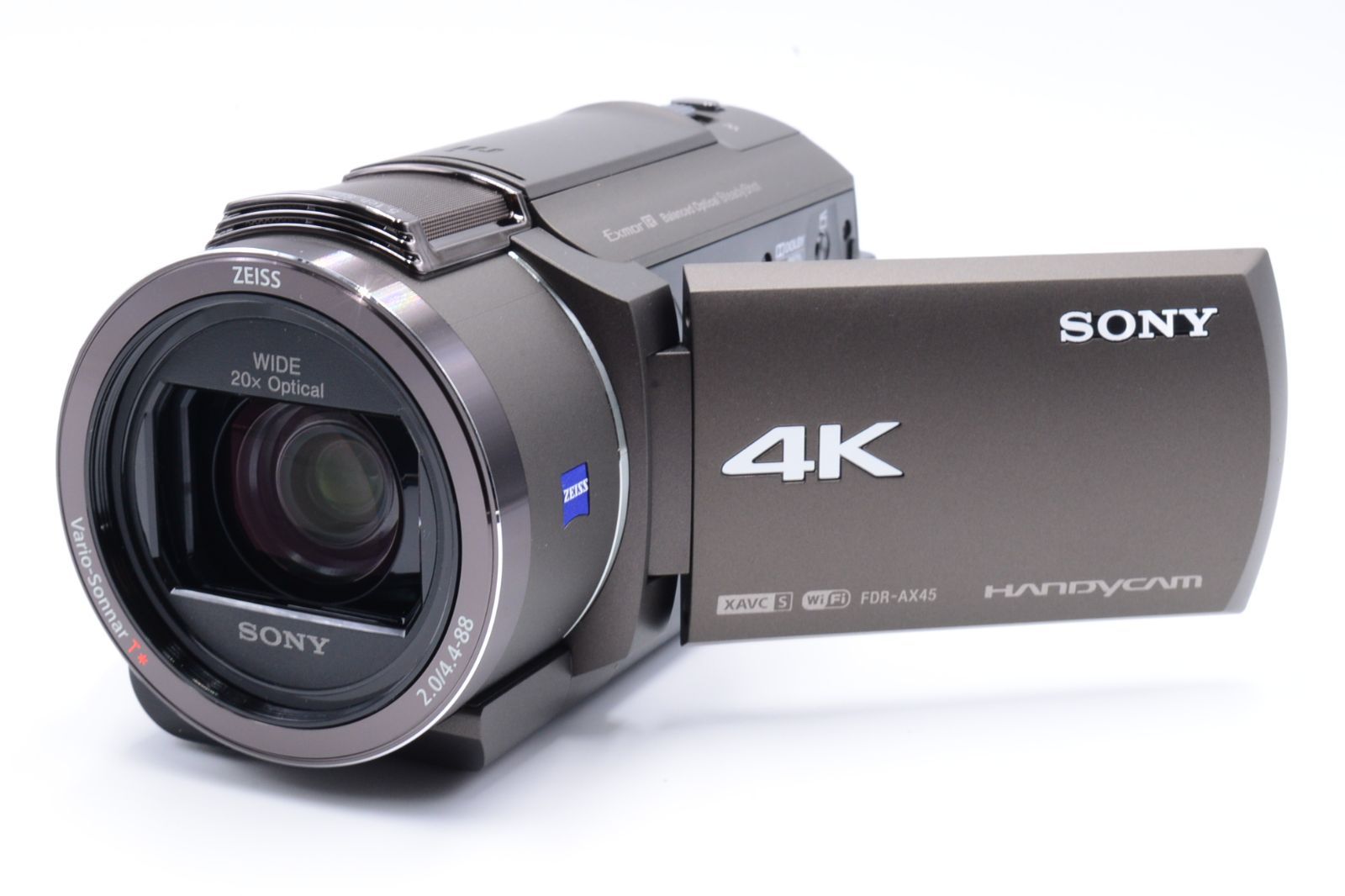 ソニー   4K   ビデオカメラ   Handycam   FDR-AX60   ブラック   内蔵メモリー64GB   光学ズーム20倍   空間 - 4