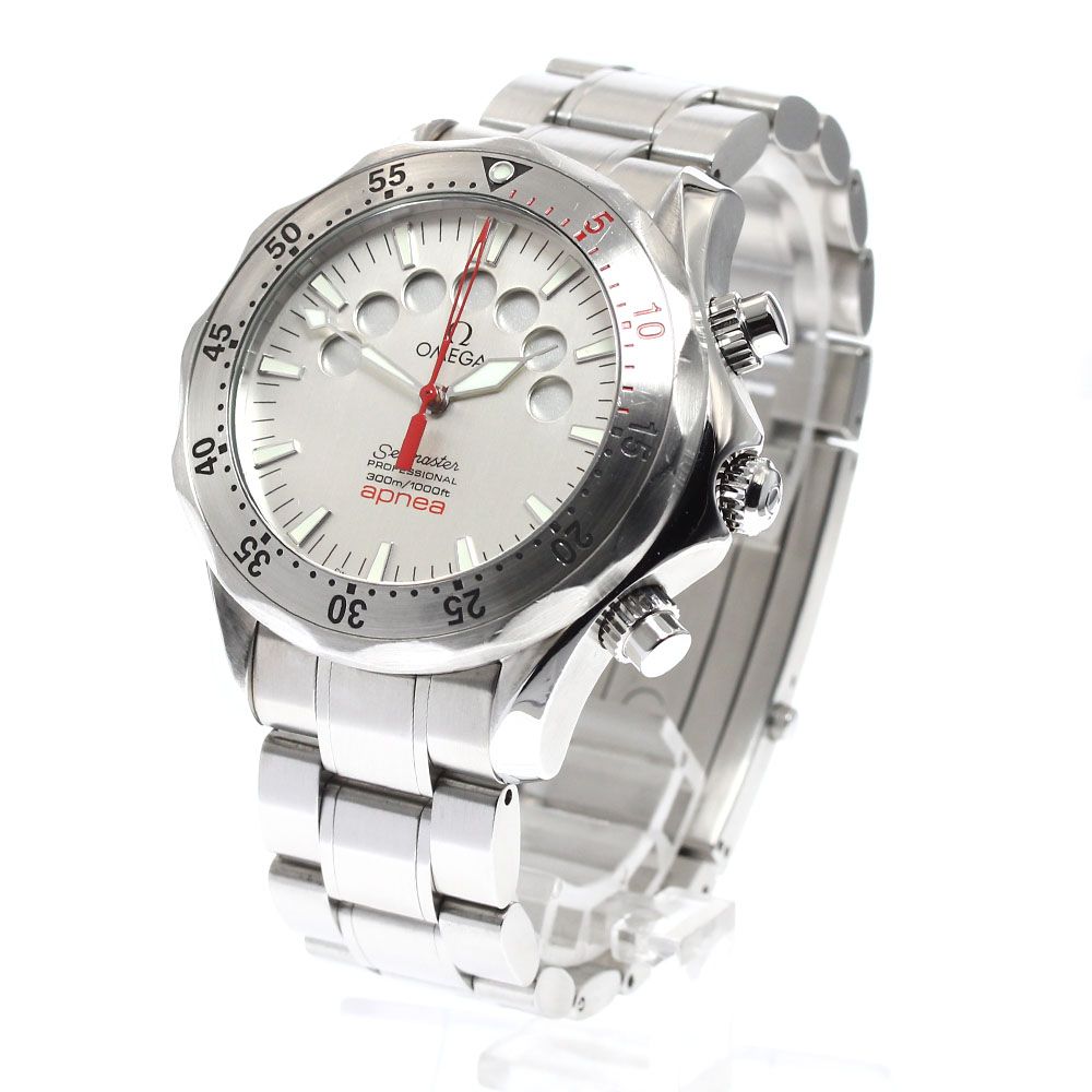 オメガ OMEGA 2595.30 シーマスター300 アプネア ジャックマイヨール クロノグラフ 自動巻き メンズ_908262