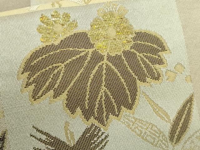 平和屋着物□極上 西陣織 陰山織物謹製 箔屋清兵衛 六通柄袋帯 草木染