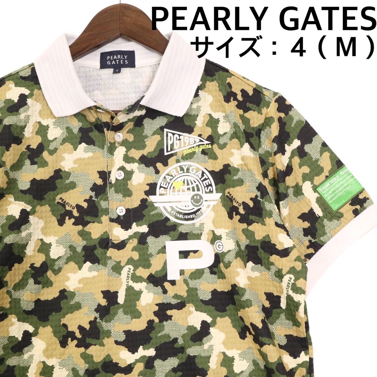新品、未使用】パーリーゲイツ ポロシャツ メンズ サイズ：4（M 
