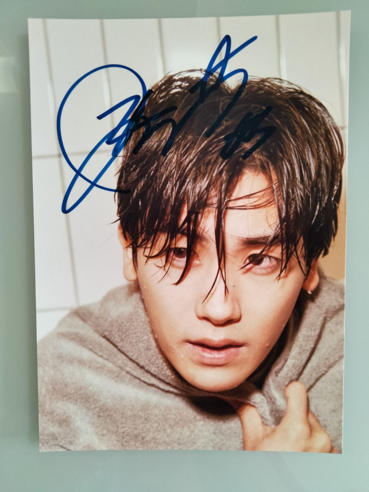 パク・ヒョンシク直筆サイン入り2Lサイズ写真…Park Hyung-Sik