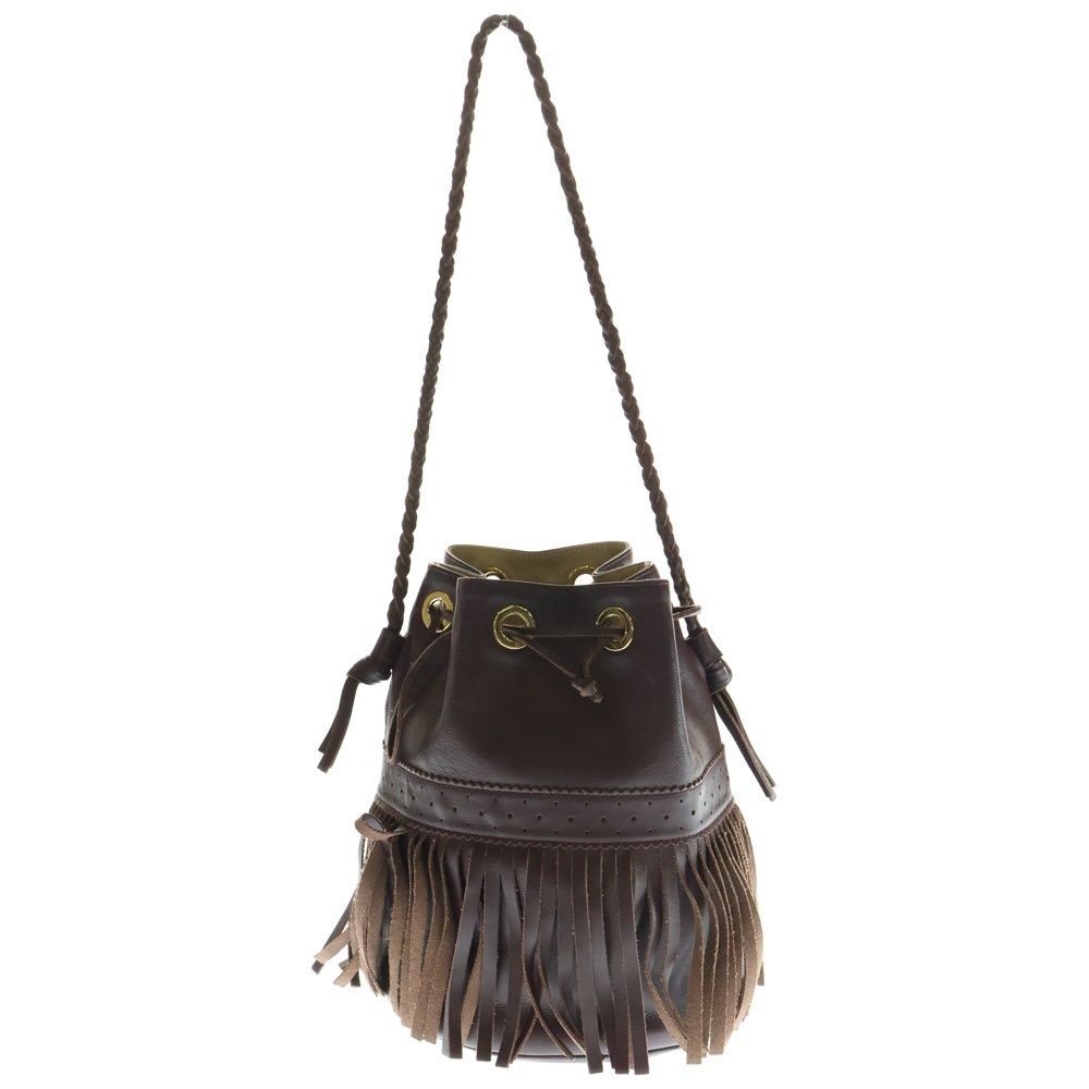 J-M DAVIDSON ジェイアンドエムデヴィッドソン ショルダーバッグ ハンドバッグ ワインレッド ゴールド金具 レザー