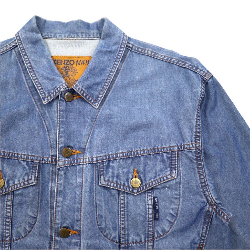 OLD KENZO ボアデニムジャケット Gジャン KENZO ポピーGジャンにピンズだらけ(*'▽') | パリが私に恋を