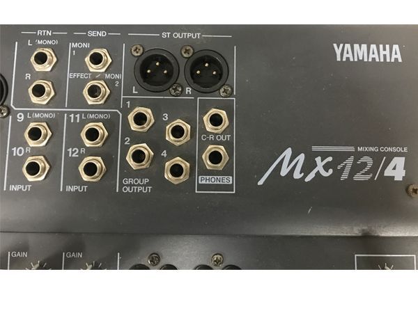 YAMAHA MX12/4 アナログミキサー　ジャンク YAMAHA MX12/4 アナログミキサー ジャンク
