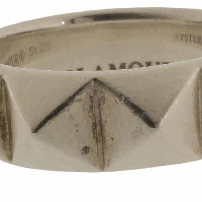 ヒステリックグラマー HYSTERIC GLAMOUR スタッズ SV925 リング シルバー サイズ ユニセックス18号 FORTGASGNV_COM_BR