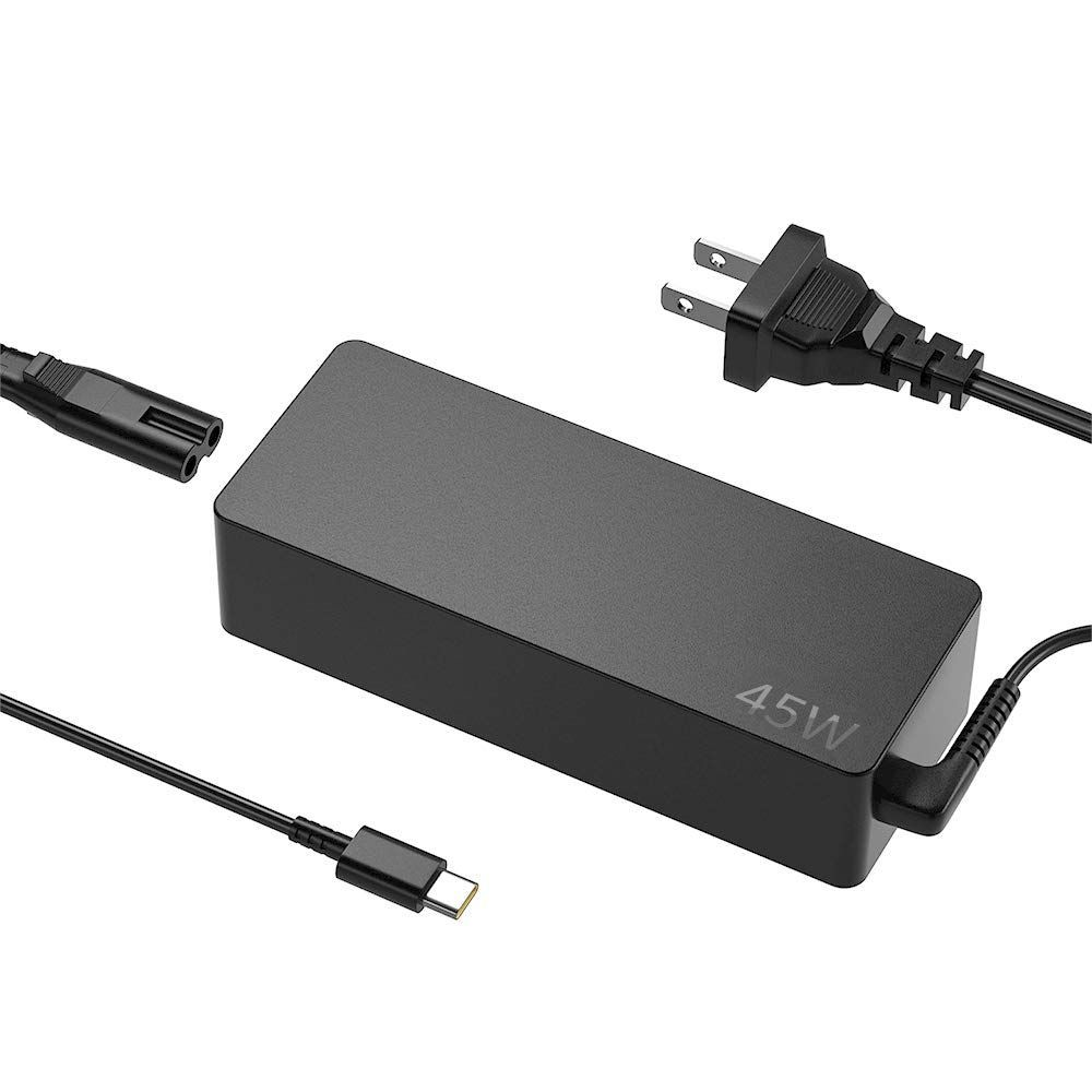 USB C CYD 45W USB Type C ACアダプター-充電器 対応 Lenovo-電源アダプター Thinkpad E495 E595 x1 Carbon X280 レノボ 4X20M26255 タブレット AC アダプター， 2.5m PC-パワ