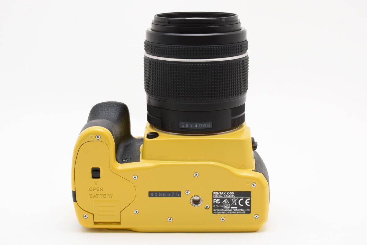 ☆美品☆ショット数 6428回 ペンタックス PENTAX K-50 イエロー