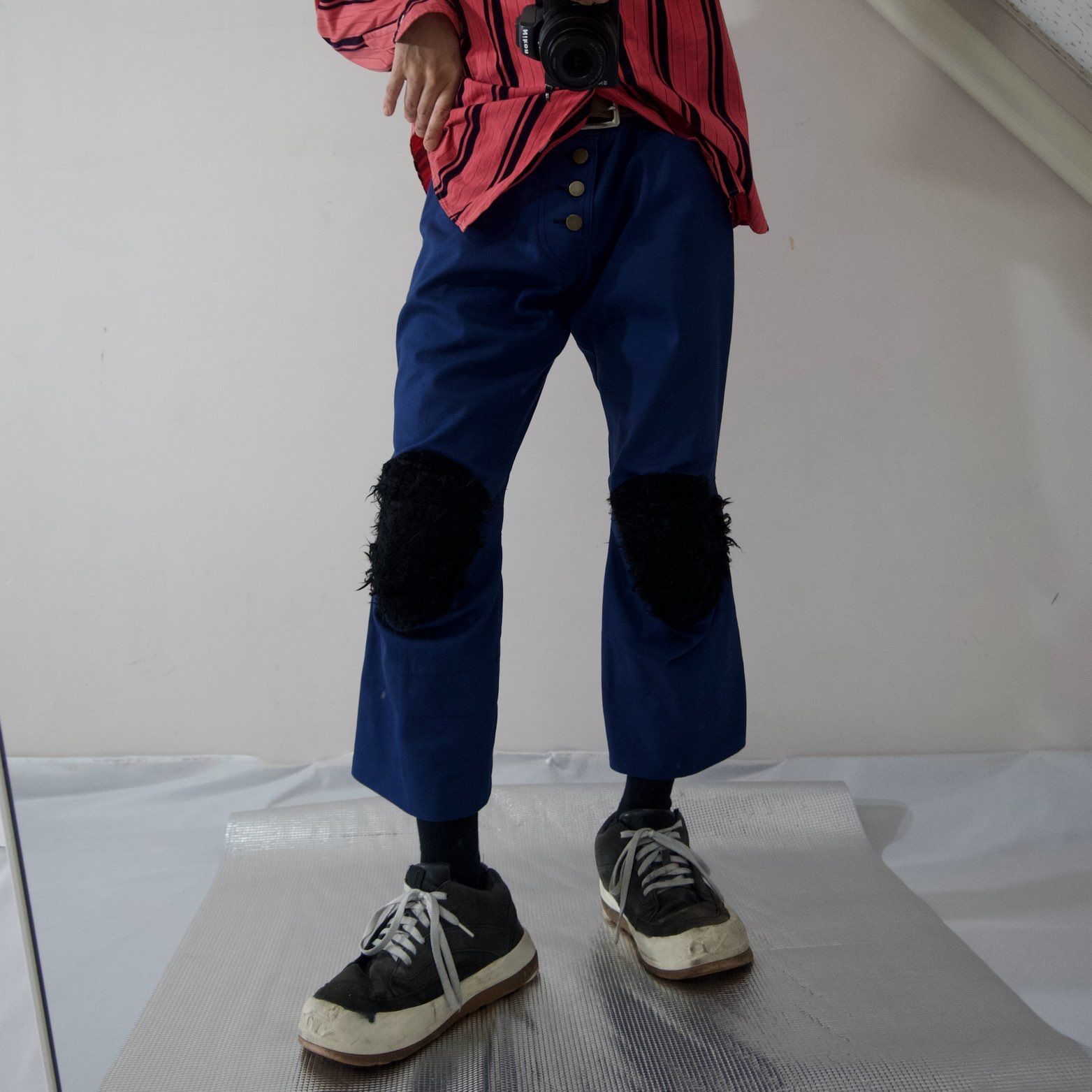 90s Christopher Nemeth Draping Fur Switching Pants 90年代 クリストファーネメス ファー切替 立体裁断  パンツ - メルカリ