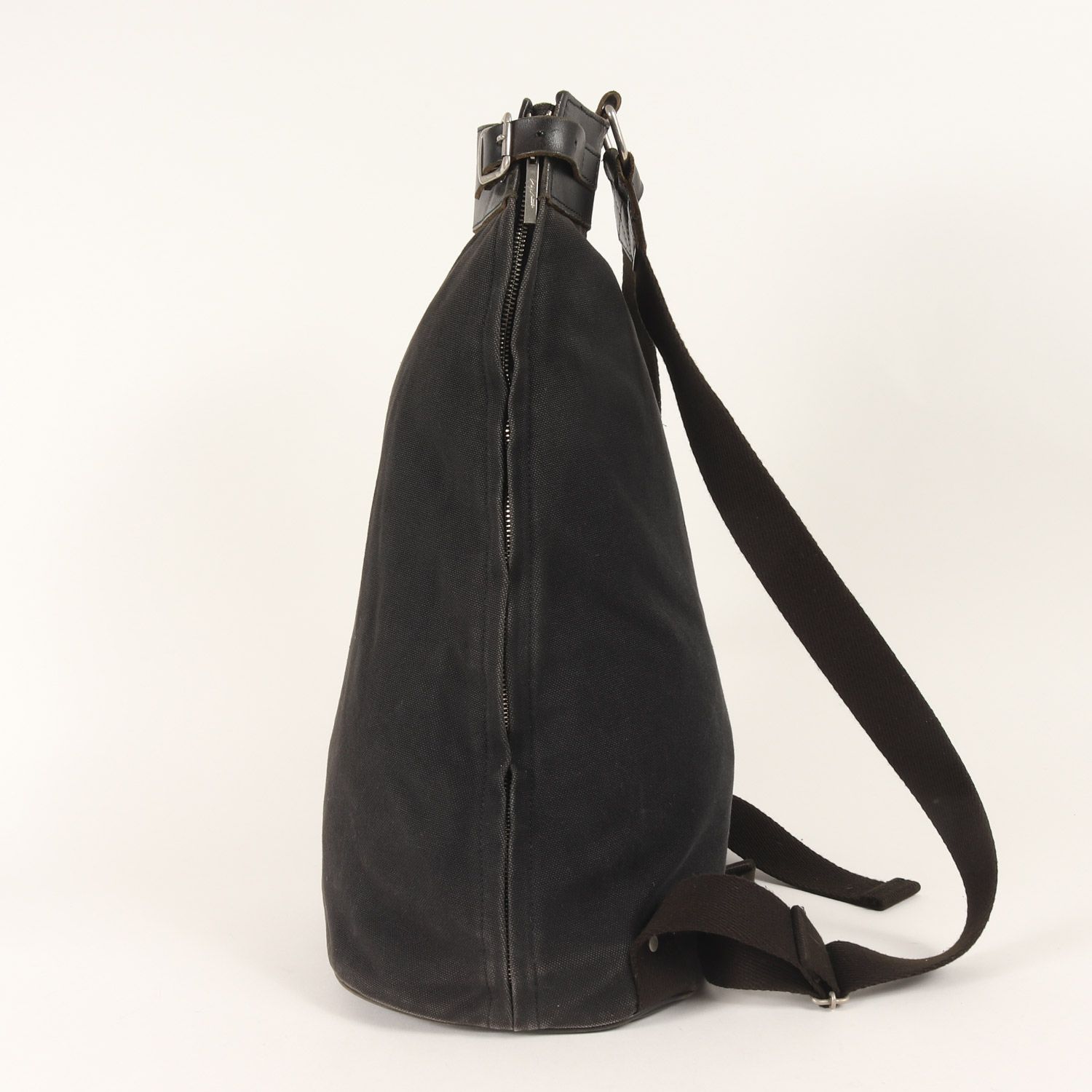 Yohji Yamamoto(Ys) バッグ / レザー キャンバス コンビ バックパック 