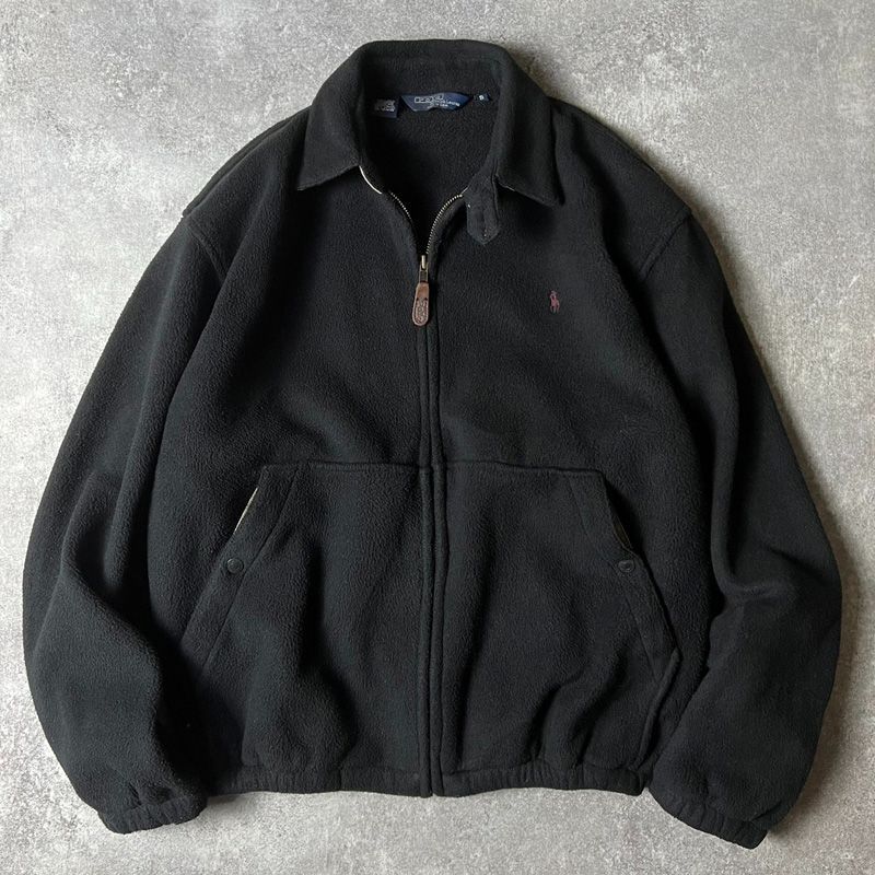 80s USA製 Polo Ralph Lauren”ラルフローレン”フリース デッドストック☆80s USA製 ポロ ラルフローレン ワンポイント