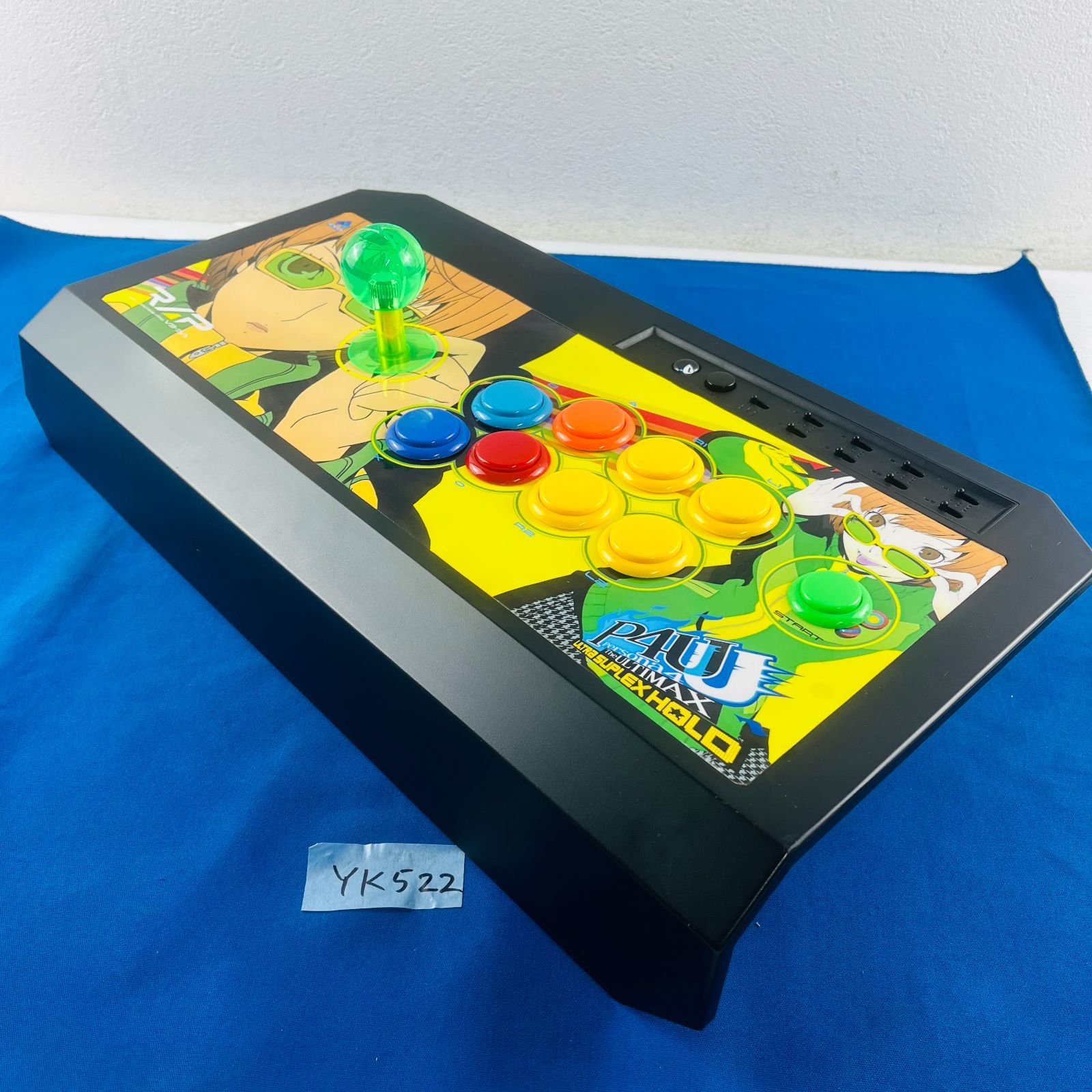 YK522 カスタム品 アケコン アーケードコントローラー リアルアーケードPro V-MAX P4U2 千枝デザイン ベース リアルアーケードPro P4U2 千枝 基盤 omni Arcade Stick 2015年製 PS3 XBOX360対応