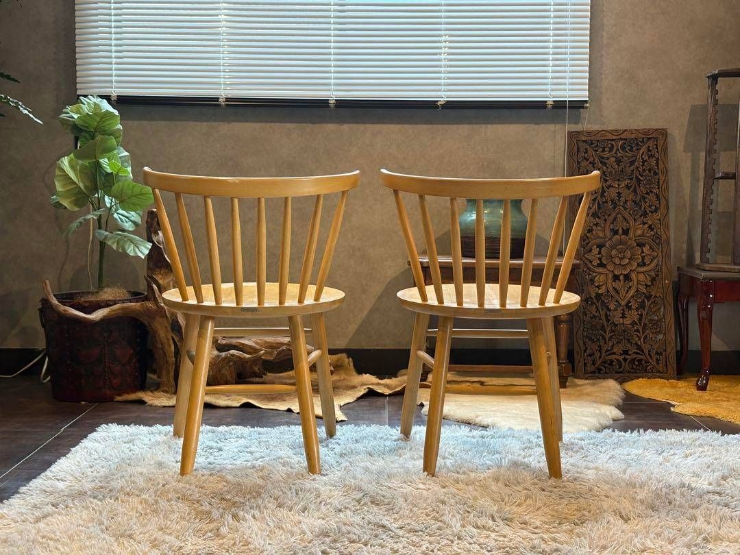 ②cherry 桜屋工業　ウィンザーチェア　アームチェア　オークレイチェア　nZ ②cherry 桜屋工業 ウィンザーチェア アームチェア オークレイ