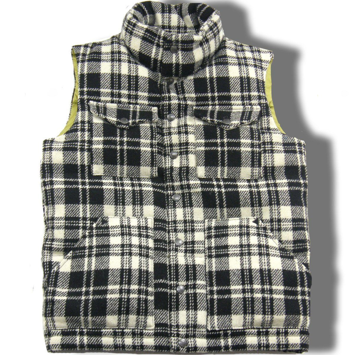 【美品】ノースフェース パープルレーベル ダウンベスト ハリスツイード ハリスツイード ダウンベスト 新品 THE NORTH FACE PURPLE LABEL