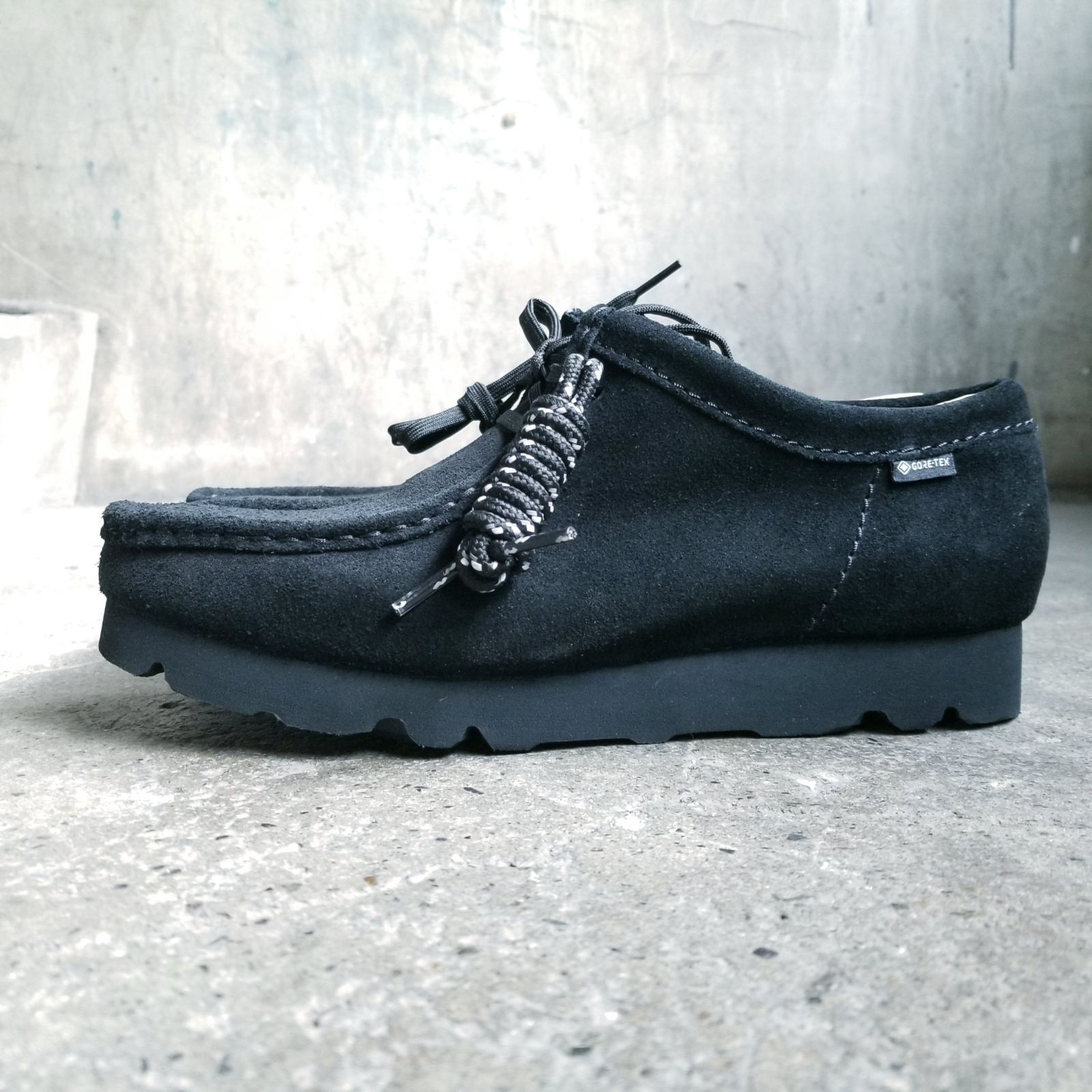 クラークス ワラビー CLARKS WALLABEE BLACK Wallabee / メンズ ワラビー（ブラックスエード） -Clarks