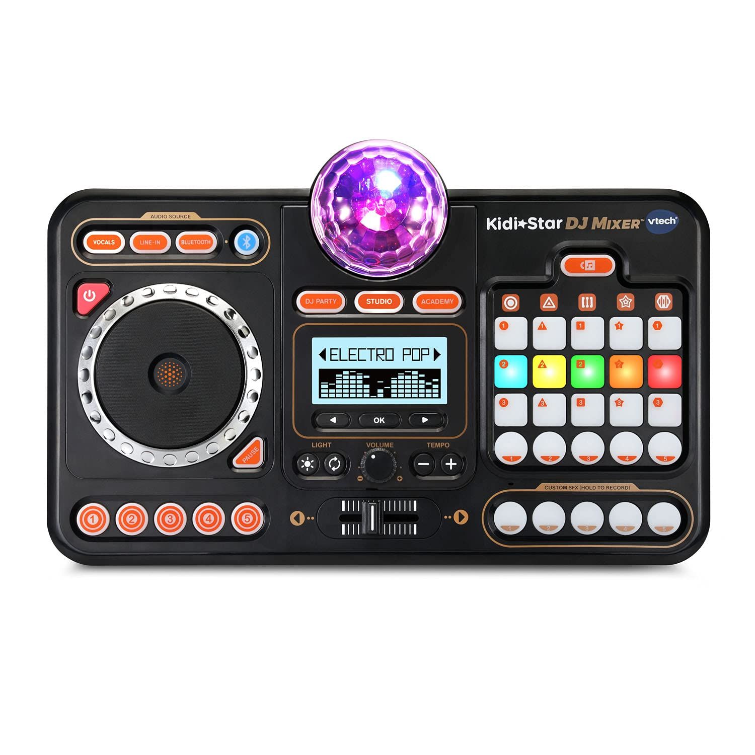 VTech トップ KidiStar DJミキサー ブラック [ブラック] 得価，正規品