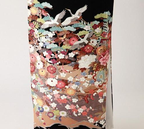 韓国 ファッション通販 身長146-161cm 留袖 五つ紋 メルカリ - t-090 着物・浴衣