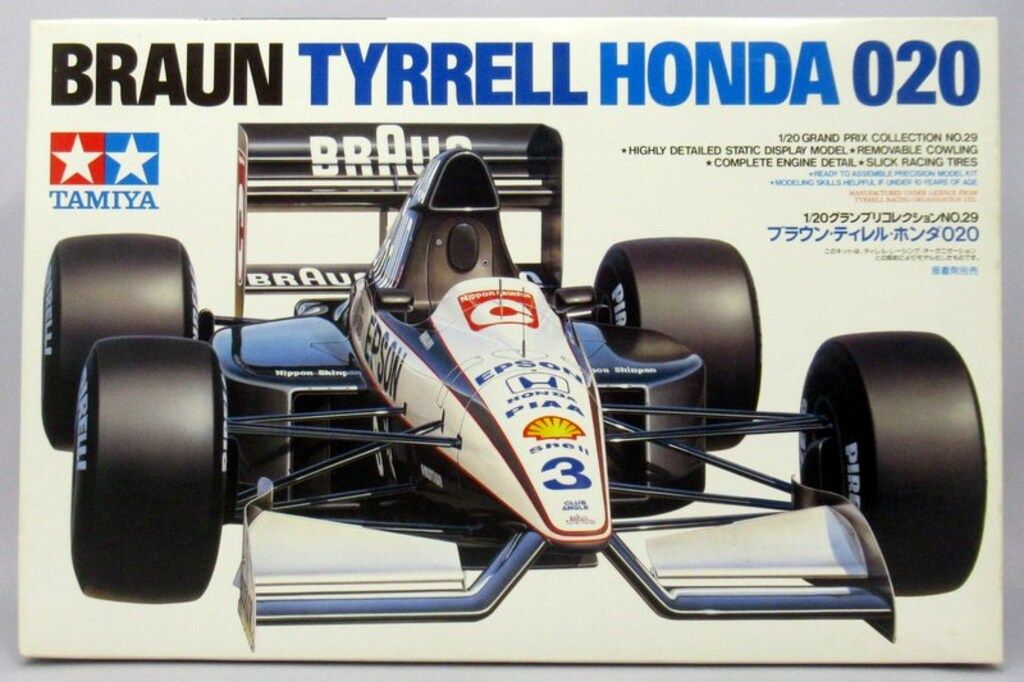 1/20 タミヤ ブラウン ティレル020ホンダ 完成品 タミヤ 1/20グランプリコレクション ブラウンティレルホンダ020