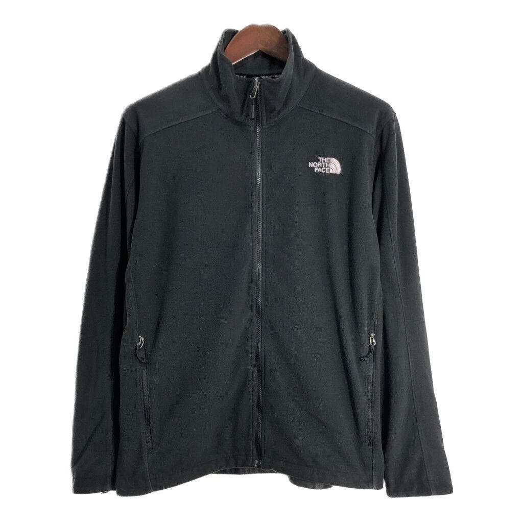 THE NORTH FACE ノースフェイス フリースジャケット アウトドア ブラック (メンズ M相当) 中古 古着 T2859