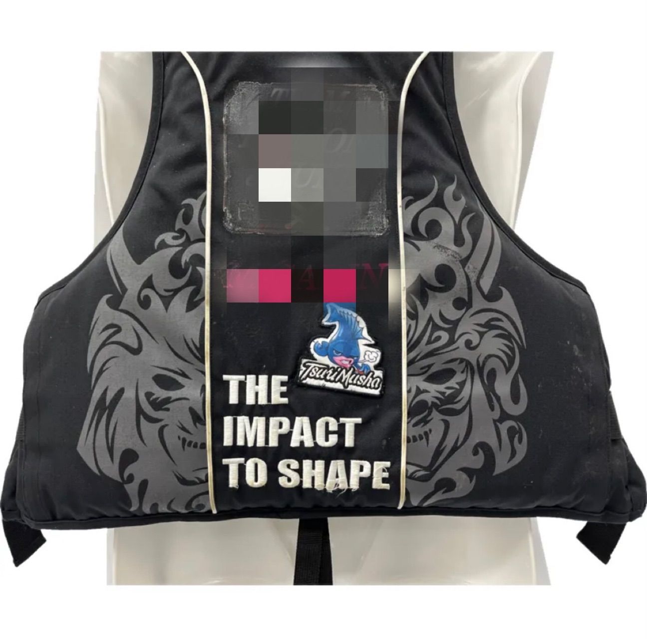 極美品　サンライン　フローティングベスト　がまかつ釣武者MSTフカセ松田稔磯釣り 極美品 サンライン フローティングベスト がまかつ釣武者MST