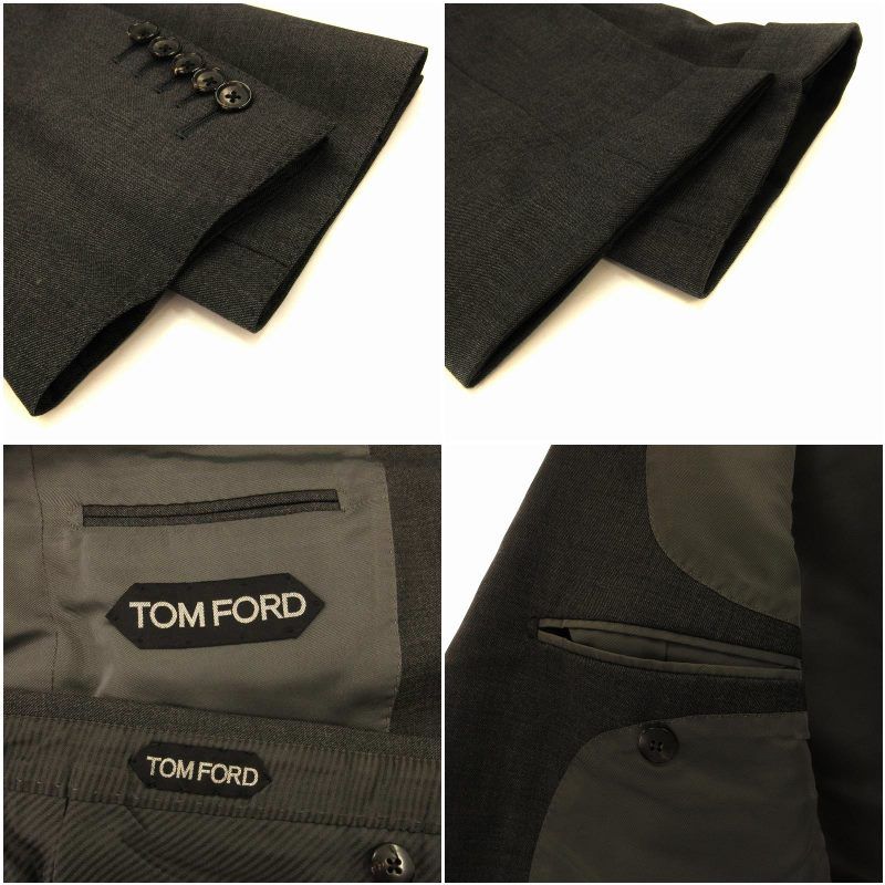 トムフォード スーツ 3つ揃え ジャケット ベスト スラックス 大人が