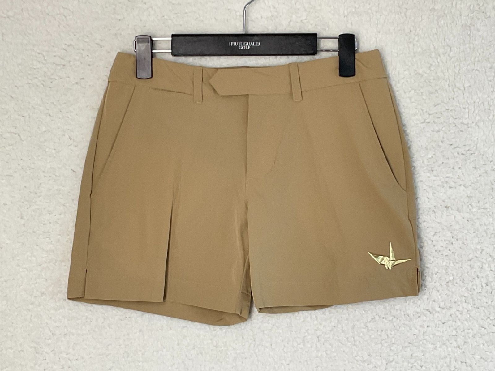 M【未使用】1piu1uguale3 GOLF ロゴショーツ 定価36300円 未使用品】1PIU1UGUALE3 GOLF メッシュロゴプリントショーツ 5