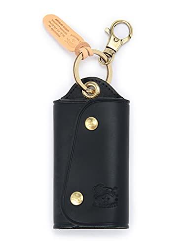 IL BISONTE イルビゾンテ キーケース レザー 本革 牛革 レディース メンズ ユニセックス ブラック 黒