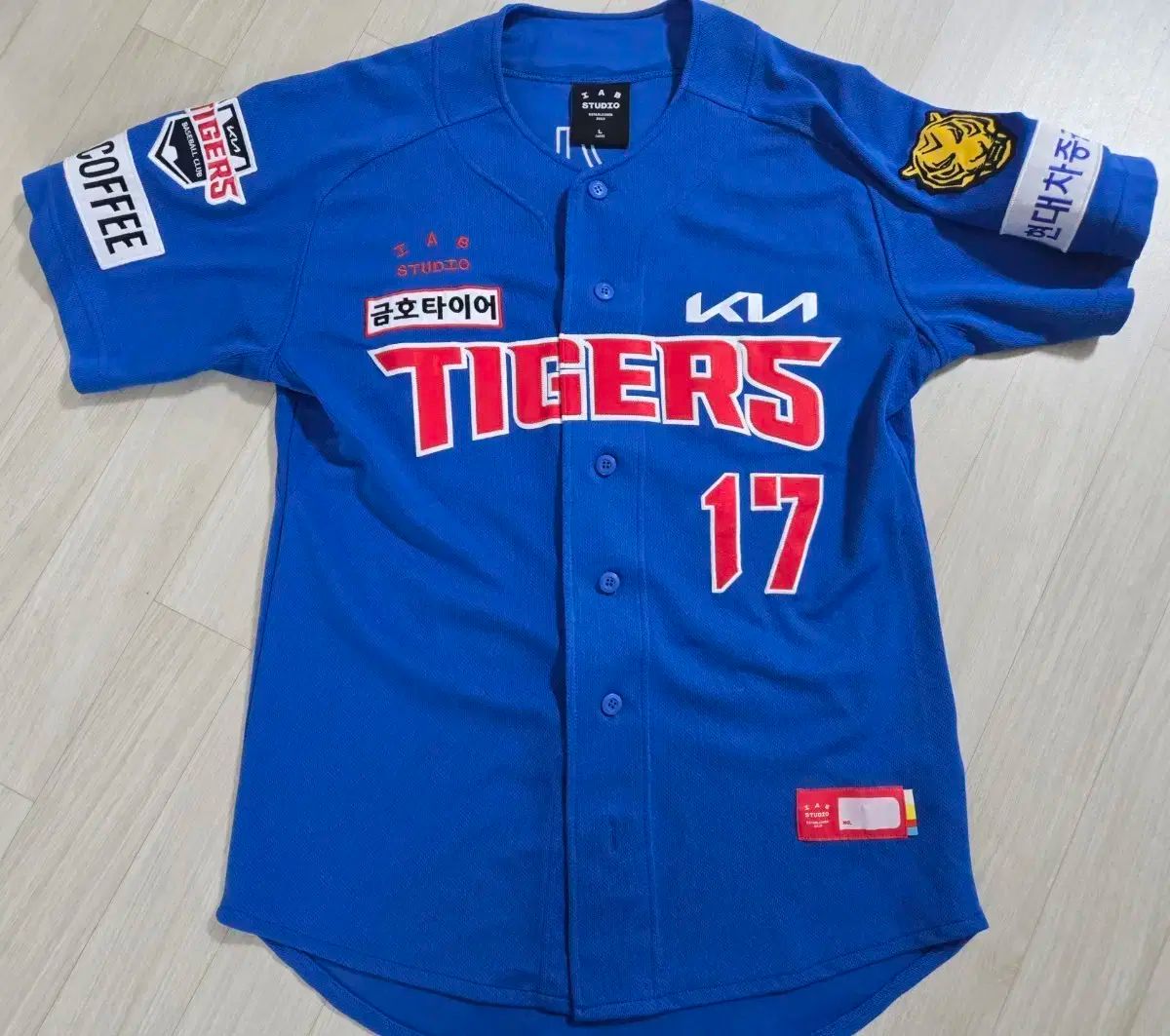 起亜タイガース ホーム ユニフォーム L 100 韓国プロ野球 キア・タイガース