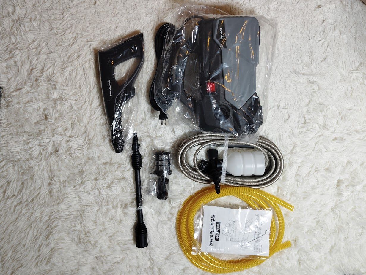 ✨️新品✨️Omegatech♡コードレス高圧洗浄機♡噴射モード6種♡強力